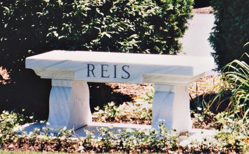 Reis Marble Bench Memorial