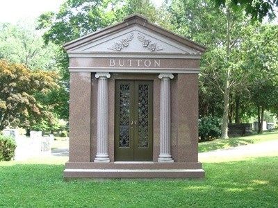 Rock of Ages Family Private and Estate Mausoleum Button